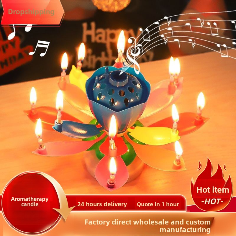 Holiday Candle Set - Романтическая музыкальная свеча на день рождения