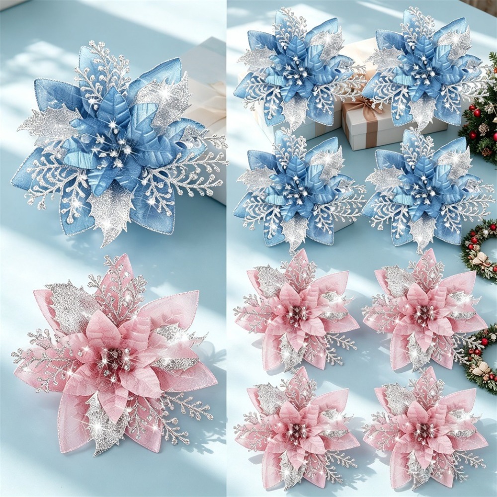 Christmas Tree Artificial - 6/12 шт. 5,5-дюймовые украшения для рождественской