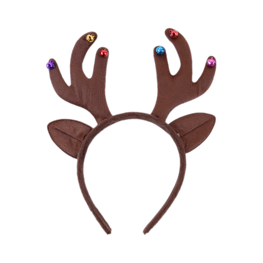 Reindeer Antlers Headband - Рождественская повязка на голову с блестящими