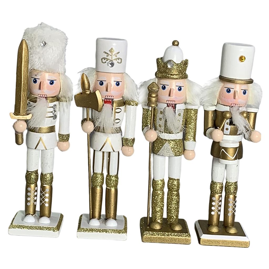 4 шт. фигурки Щелкунчиков, 18  – обзор и цена Nutcracker Figurine