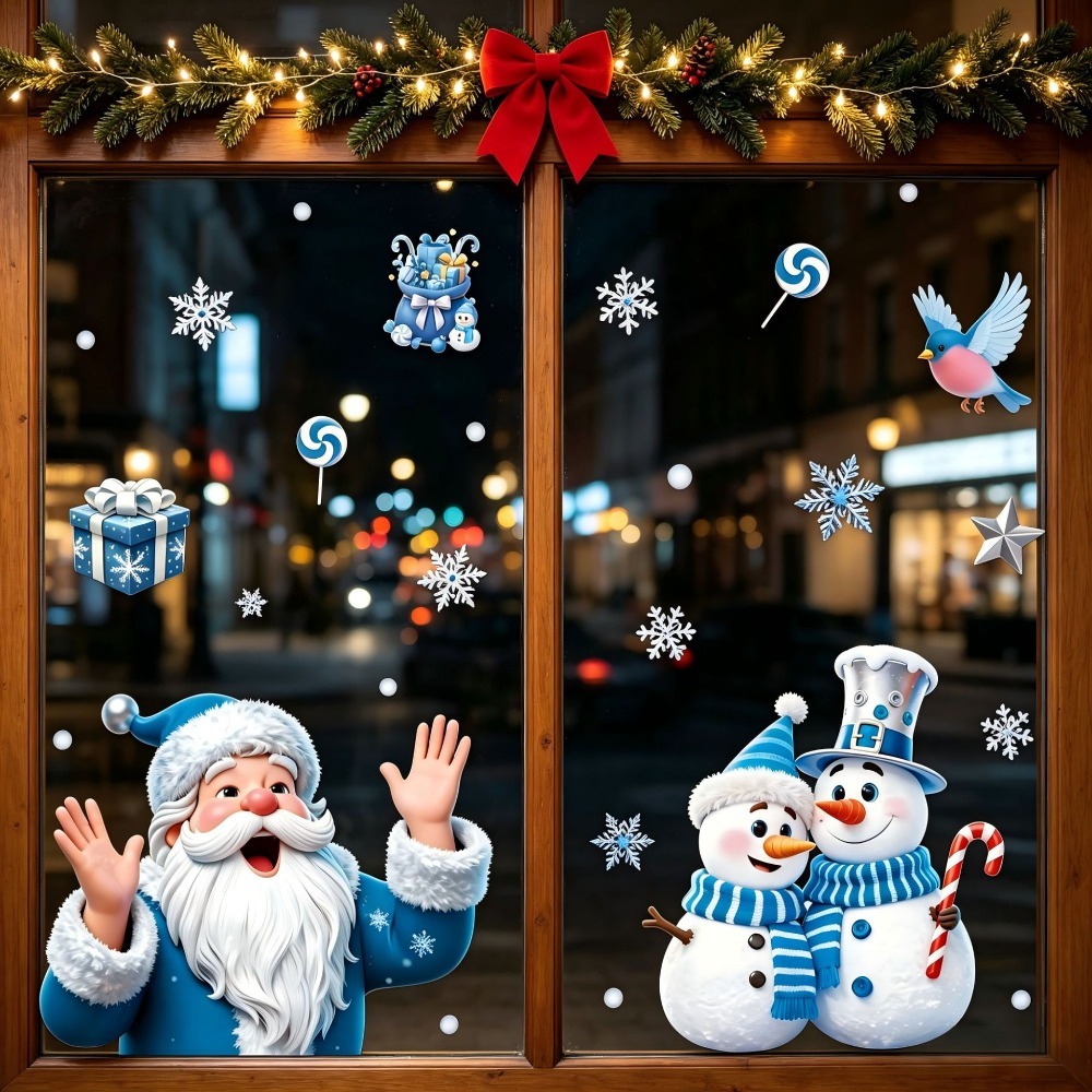 Наклейки на окно к Рождеству:  – обзор и цена Snowflake Window Decal
