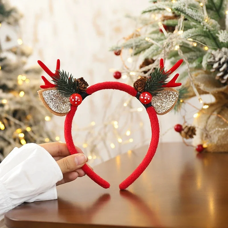 1 шт., рождественские повязки  – обзор и цена Reindeer Antlers Headband