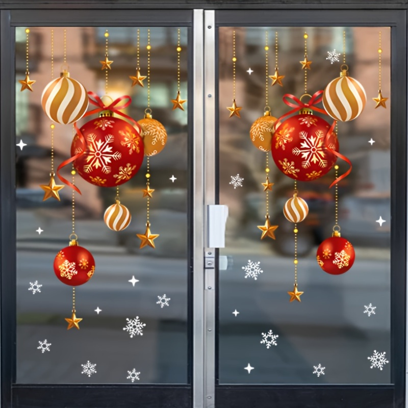 Рождественские наклейки, украш – обзор и цена Snowflake Window Decal