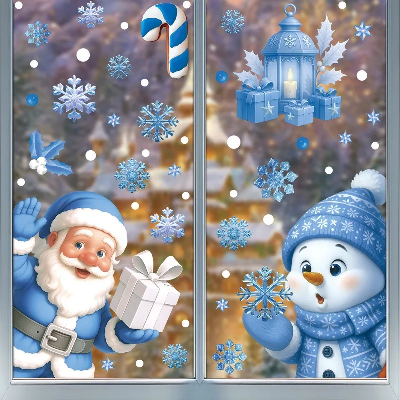 Счастливого Рождества! Статичн – обзор и цена Snowflake Window Decal