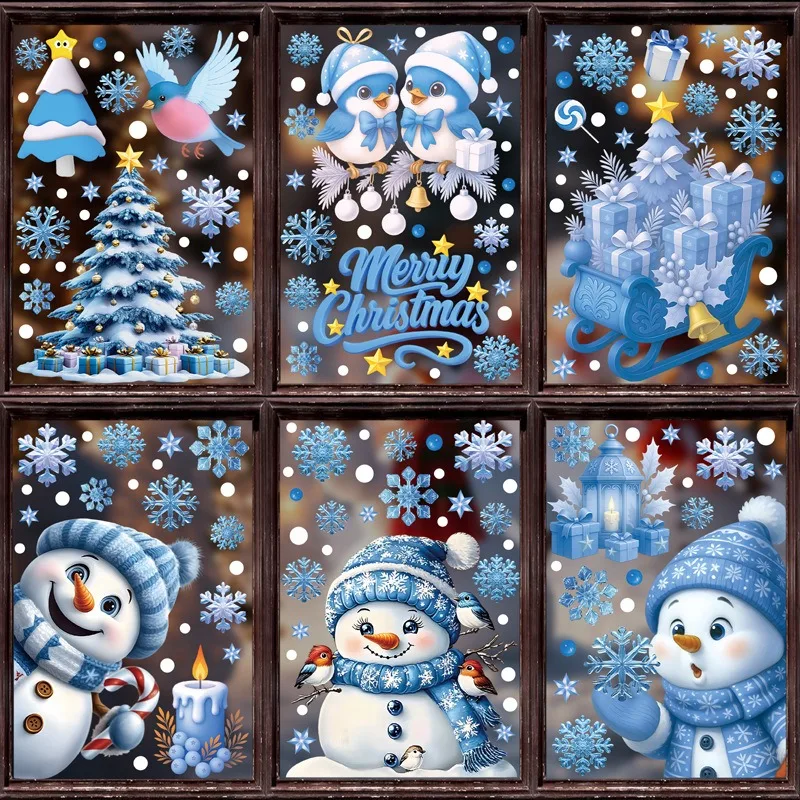 Счастливого Рождества! Статичн – обзор и цена Snowflake Window Decal