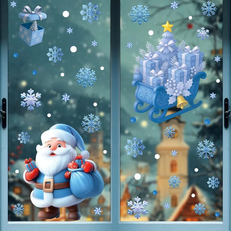 Счастливого Рождества! Статичн – обзор и цена Snowflake Window Decal