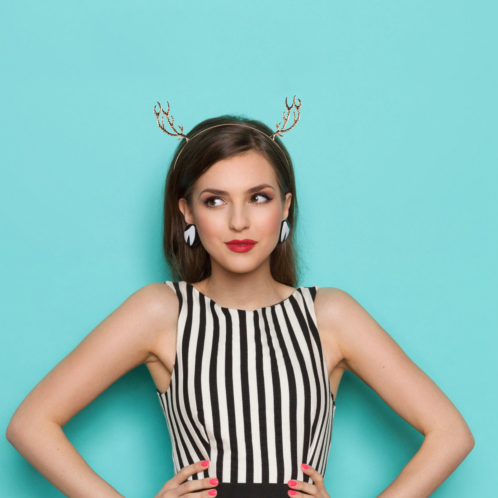 Металлический ободок для волос – обзор и цена Reindeer Antlers Headband